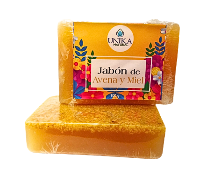 Jabón Facial de Avena y Miel
