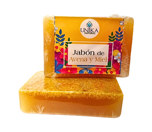 Jabón Facial de Avena y Miel